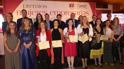 Cerca de ciento cincuenta personas arropan a las empresarias de Cuenca en su gala de premios